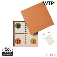VINGA Ludo Kaffeetischspiel, braun, XDV9160