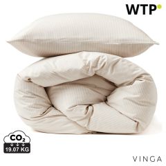 VINGA Montgomery premium cotton bed linen, 4 pcs set, bež, XDV19145504
