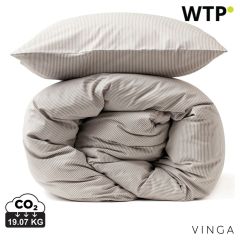 VINGA Montgomery premium cotton bed linen, 4 pcs set, siva, XDV19145904