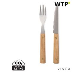 Set di posate per barbecue VINGA Paso 8 pezzi, marrone, XDV4220009