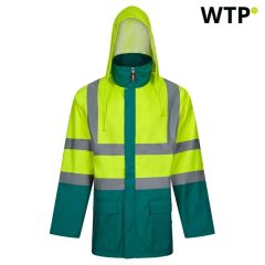 VL JUNO LARGE, parka 4-in-1 bicolore (180g/m²), in poliestere (100%) con rivestimento in PU, blu, 36109-204-4XL