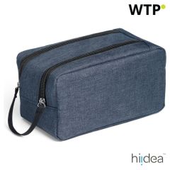 WAYNE, Kulturbeutel aus hochdichtem 600D mit Griff, hellblau, 92732-124